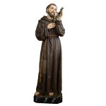 彩绘木雕-圣方济各（St. Francis）-多尺寸
