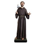 彩绘木雕-圣方济各（St. Francis）-多尺寸