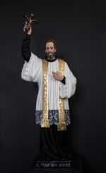 彩绘木雕-圣方济各·沙勿略（Saint Francis Xavier）-多尺寸 - 图片 3
