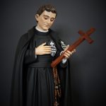 彩绘木雕-痛苦圣母的加俾额尔（Saint Gabriel of Sorrows）-多尺寸 - 图片 3