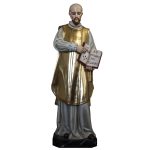 彩绘木雕-圣依纳爵·罗耀拉（Saint Ignatius Loyola）-多尺寸
