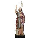 彩绘木雕-圣若翰洗者（St. John the Baptist）-多尺寸