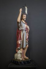 彩绘木雕-圣若翰洗者（St. John the Baptist）-多尺寸 - 图片 3