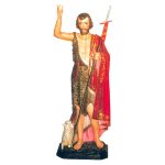 彩绘木雕-圣若翰洗者（St. John the Baptist）-多尺寸