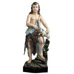 彩绘木雕-圣若翰洗者（St. John the Baptist）-多尺寸