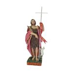 彩绘木雕-圣若翰洗者（St. John the Baptist）-多尺寸