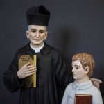 彩绘木雕-圣若望·卡拉布里亚与儿童（St. John Calabria with a Child）-多尺寸 - 图片 2