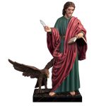 彩绘木雕-圣若望宗徒（St. John the Evangelist）-多尺寸