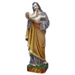 彩绘木雕-圣若瑟（St. Joseph）-多尺寸