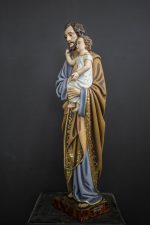 彩绘木雕-圣若瑟（St. Joseph）-多尺寸 - 图片 2