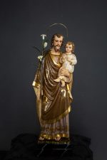 彩绘木雕-圣若瑟（St. Joseph）-多尺寸 - 图片 3