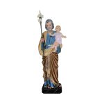彩绘木雕-圣若瑟（St. Joseph）-多尺寸