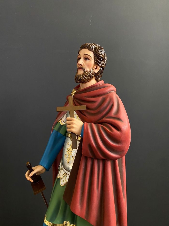 彩绘木雕-圣莫里斯（St. Maurice）-多尺寸 - 图片 4