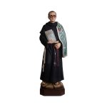 彩绘木雕-圣高比（St. Maximilian Maria Kolbe）-多尺寸