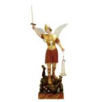 彩绘木雕-圣弥额尔（St. Michael）-多尺寸