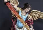 彩绘木雕-圣弥额尔（St. Michael）-多尺寸 - 图片 2