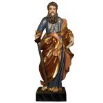 彩绘木雕-圣保禄（St. Paul）-多尺寸