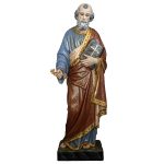 彩绘木雕-圣伯多禄（St. Peter）-多尺寸