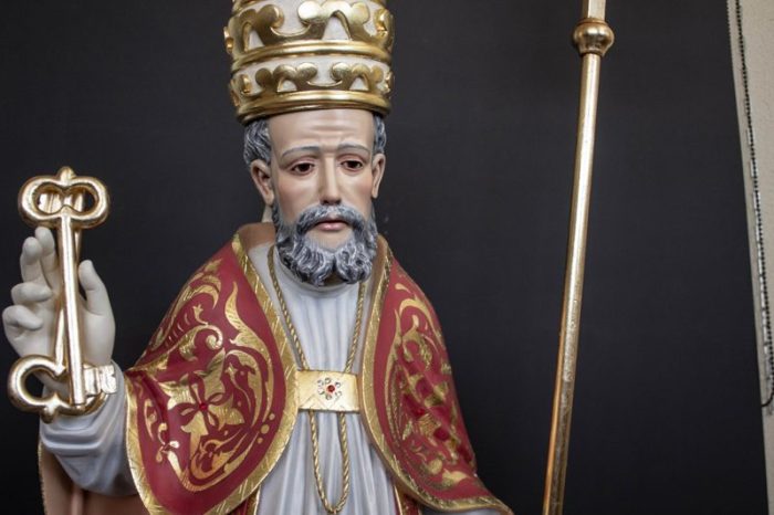 彩绘木雕-圣伯多禄（St. Peter）-多尺寸 - 图片 2