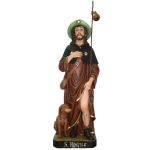 彩绘木雕-圣罗格（St. Roch）-多尺寸
