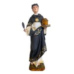 彩绘木雕-圣多玛斯·阿奎那（St. Thomas Aquinas）-多尺寸