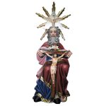 彩绘木雕-天主圣三（Holy Trinity）-多尺寸