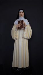 彩绘木雕-真福·玛利亚·加布里埃拉·萨盖杜（Blessed Maria Gabriella Sagheddu）-多尺寸 - 图片 2