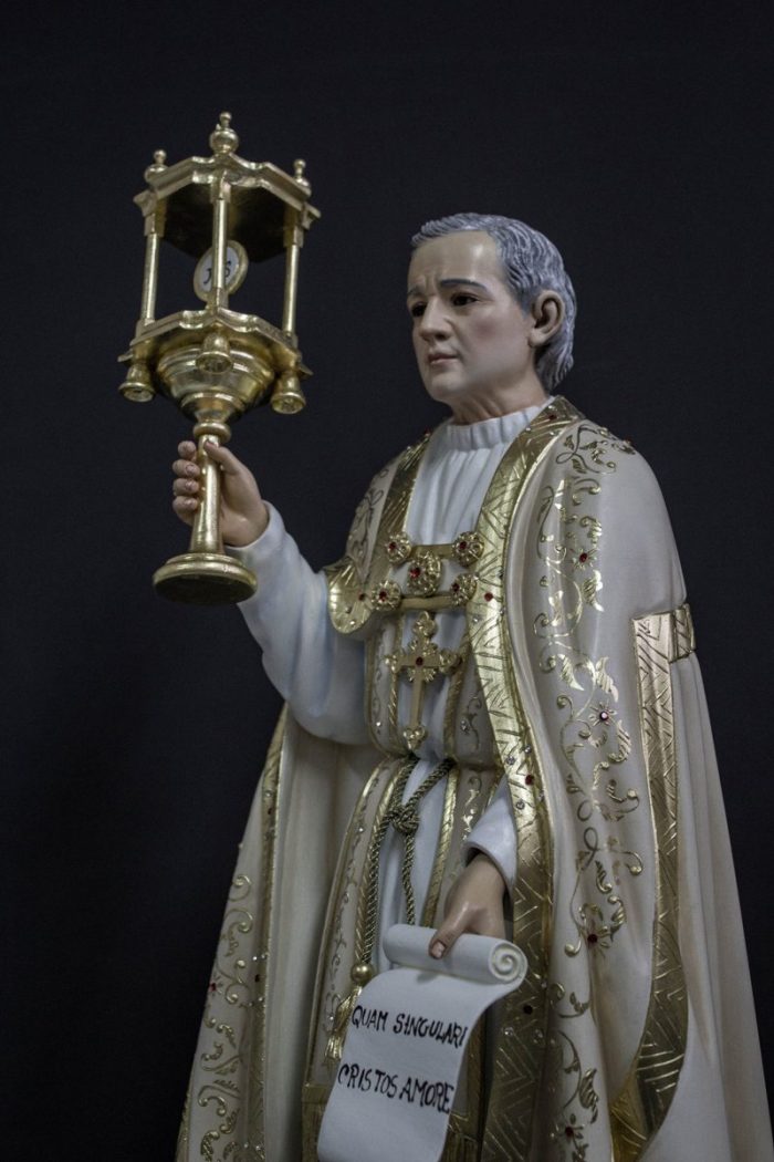 彩绘木雕-教宗庇护十世（Pope Pius X）-多尺寸 - 图片 2