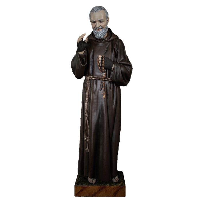 彩绘木雕-神父·庇护（Father Pius）-多尺寸