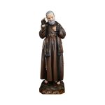 彩绘木雕-庇护神父（Father Pius）-多尺寸