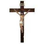 彩绘木雕-苦难基督（Christ in Agony）-多尺寸