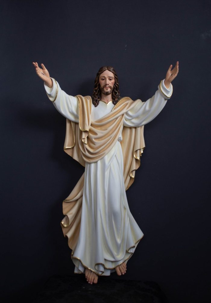 彩绘木雕-复活基督（Resurrected Christ）-多尺寸 - 图片 2