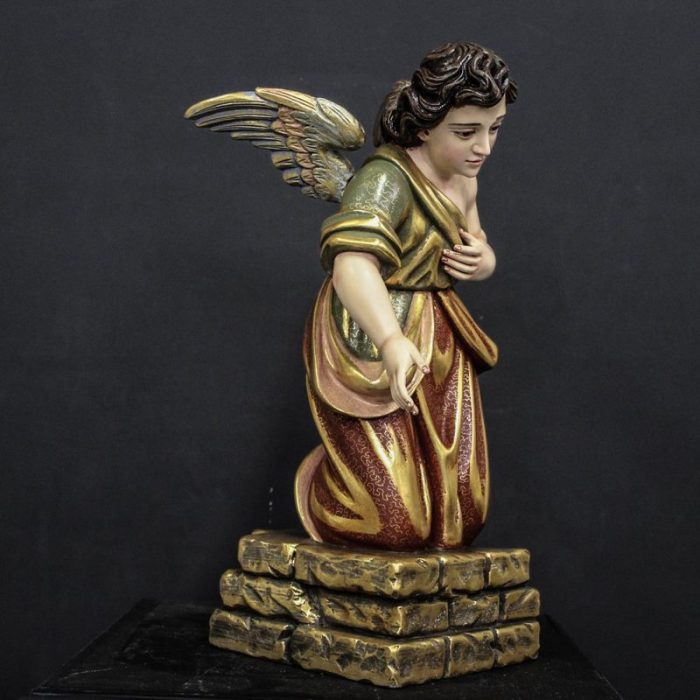 彩绘木雕-天使（Angel）-多尺寸 - 图片 2