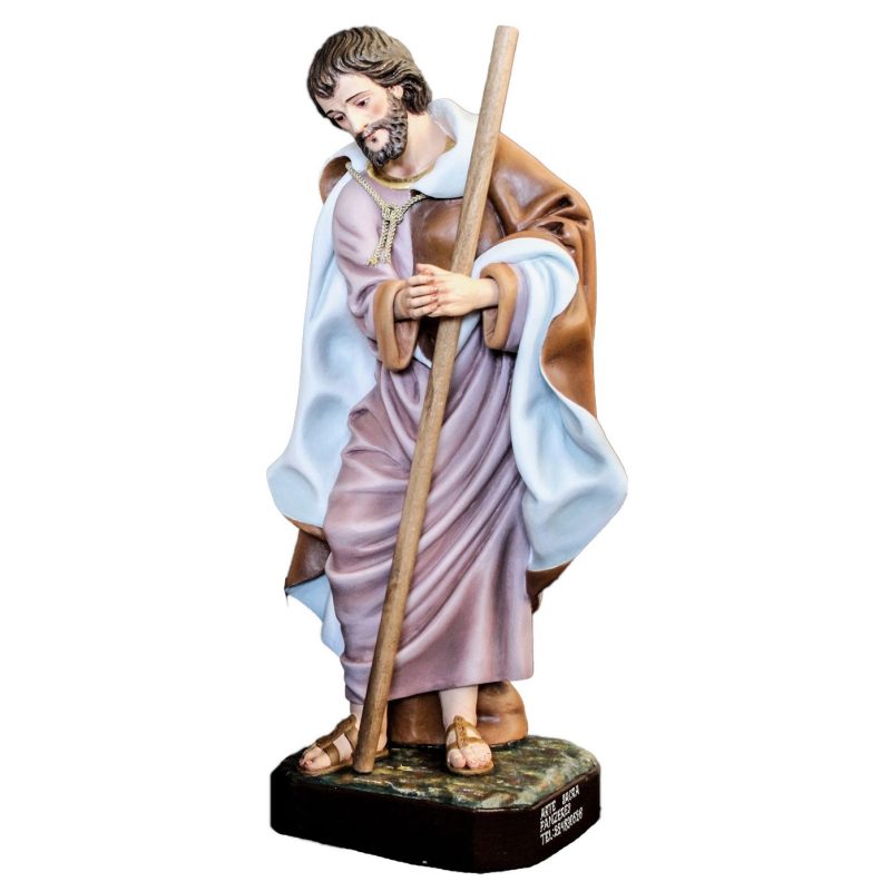 彩绘木雕-圣若瑟（St. Joseph）-多尺寸