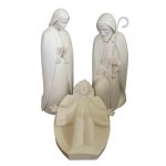彩绘木雕-五件套圣诞马槽组（Nativity scene 5 pieces）-多尺寸