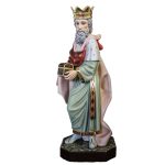 彩绘木雕-国王贤士梅尔基奥尔（King Wizard Melchior）-多尺寸