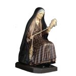 彩绘木雕-人民之后（Lady of the People）-多尺寸
