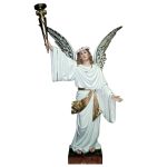 彩绘木雕-现代六翼天使（Modern Seraphim Angel）-多尺寸