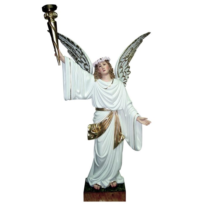 彩绘木雕-色辣芬天使-现代款（Modern Seraphim Angel）-多尺寸