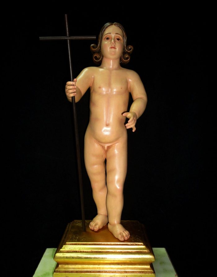 彩绘木雕-巴洛克风格圣婴耶稣（Baroque Baby Jesus）-多尺寸 - 图片 2