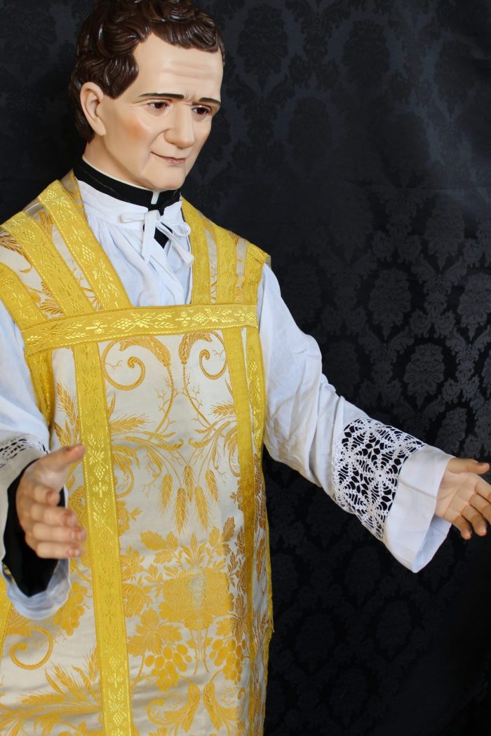 彩绘木雕-罗卡式圣若望·鲍思高（St. John Bosco "Roca"）-多尺寸 - 图片 2
