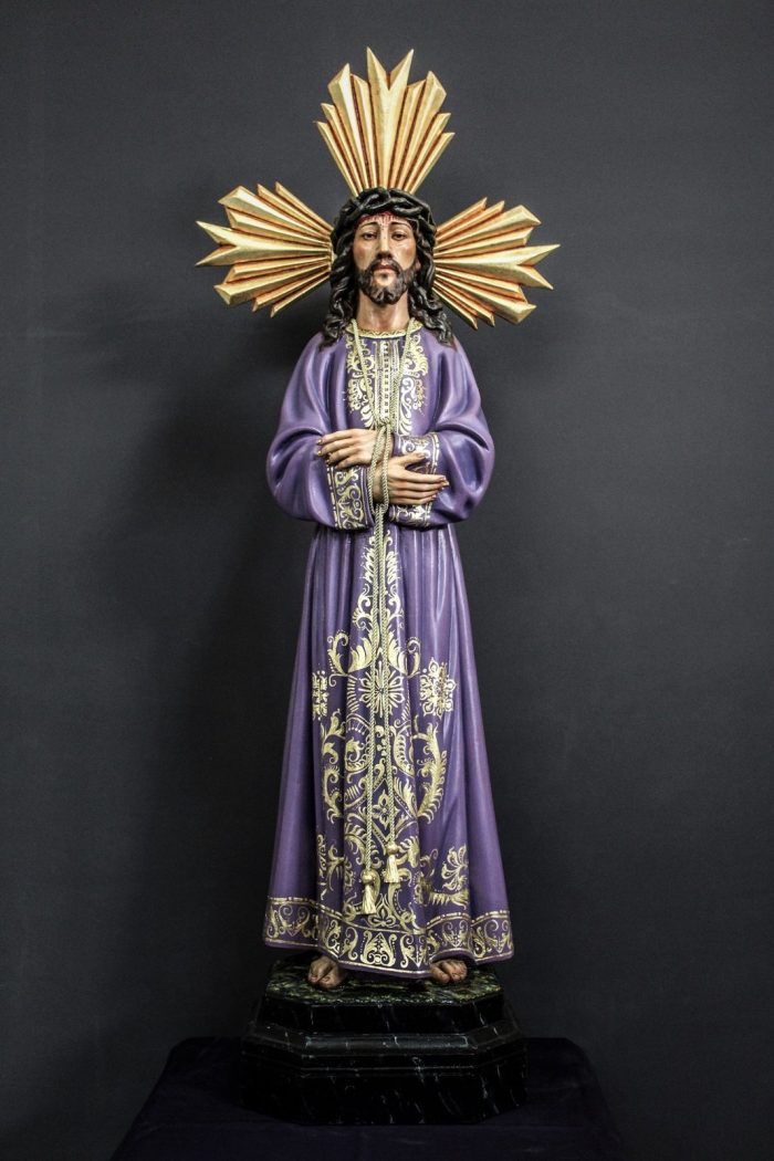 彩绘木雕-梅迪纳塞利的基督（Christ of Medinaceli）-多尺寸 - 图片 2