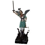 彩绘木雕-圣弥额尔（St. Michael）-多尺寸