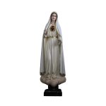 彩绘木雕-圣母圣心（Sacred Heart of Mary）-多尺寸