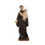彩绘木雕-圣安多尼（St. Anthony）-多尺寸