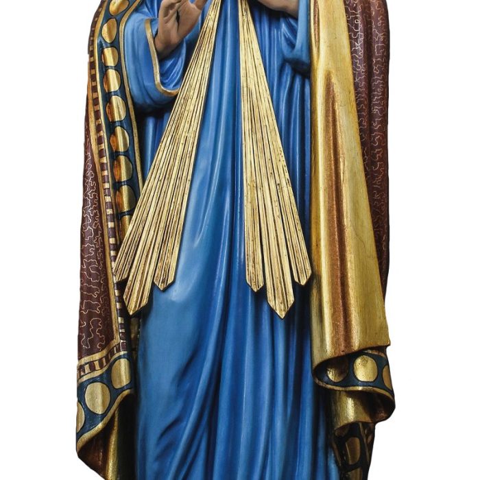 彩绘木雕-耶稣圣心（Sacred Heart of Jesus）-多尺寸 - 图片 3