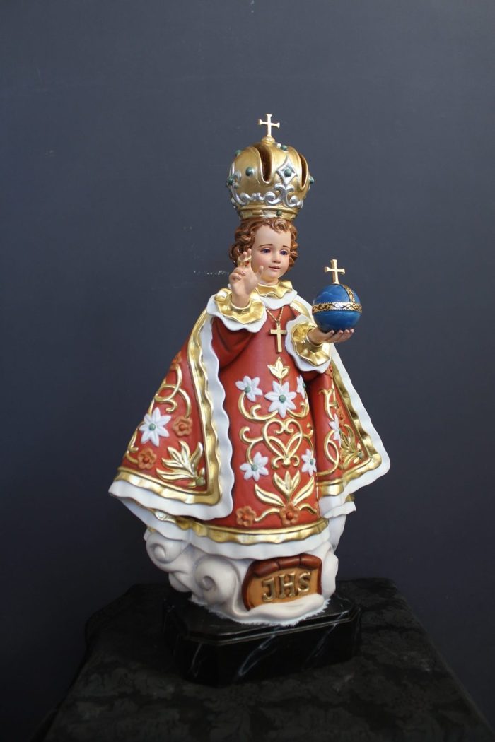 彩绘木雕-布拉格圣婴（Infant Jesus of Prague）-多尺寸 - 图片 2