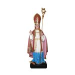 彩绘木雕-圣安博（St. Ambrose）-多尺寸