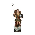 彩绘木雕-圣辣法耳（St. Raphael）-多尺寸