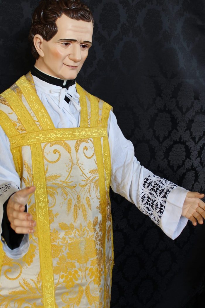 彩绘木雕-罗卡式圣若望·鲍思高（St. John Bosco "Roca"）-多尺寸 - 图片 3